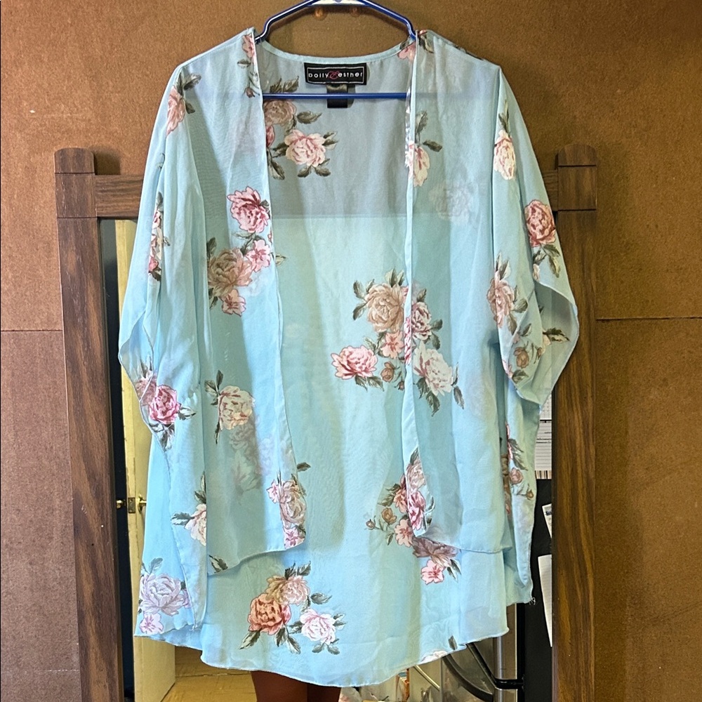 Floral Sheer Kimono Cardigan
